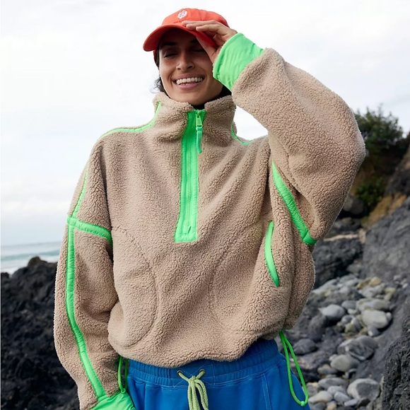 FP Movement by Free People Tan and Orange Jacket - Picture 10 of 10